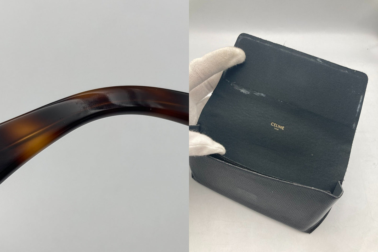 CELINE セリーヌ トリオンフ オーバル型 サングラス CL40194U 中古 D4
