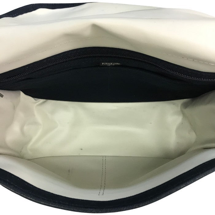 PORTER GIRL ポーター ガール NAKED ネイキッド ショルダーバッグ M レディース キャンバス 斜め掛け メッセンジャー ネイビー 667-19472 中古 T1