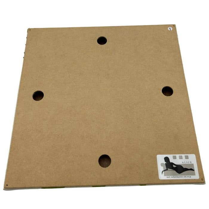 ALICE ファブリックパネル 3枚セット インテリア フラワー 花柄 壁 かわいい おしゃれ 中古 W4