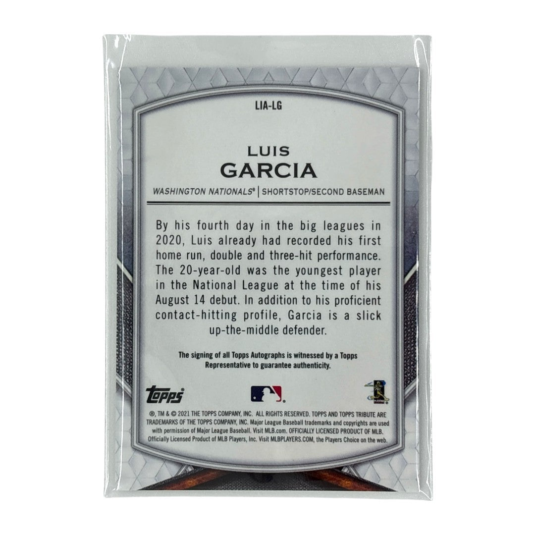 TOPPS MLBカード TRIBUTE LUIS GARCIA WASHINGTON NATIONALS 01/99 #LIA-LG 中古 IT1