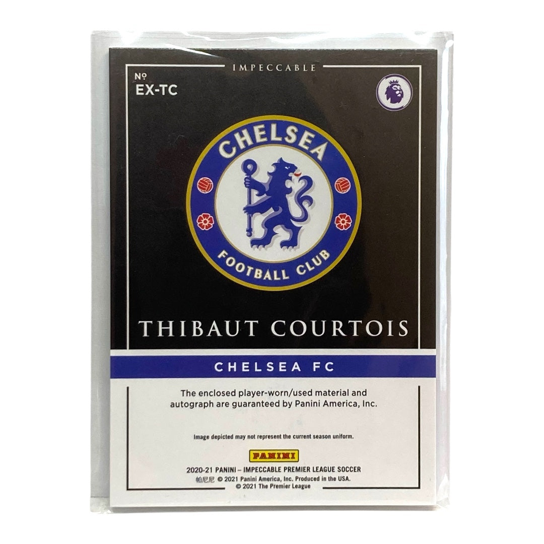 PANINI サッカーカード IMPECCABLE PREMIER LEAGUE THIBAUT COURTOIS CHELSEA 67/99 #EX-TC 中古 IT2