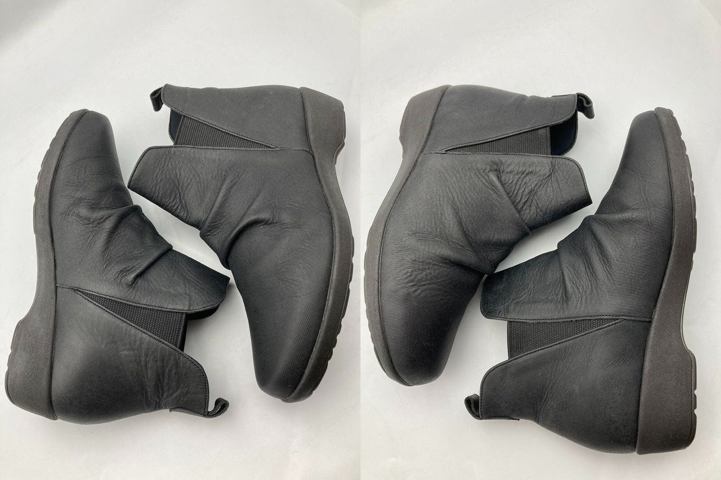 io comme io イオコムイオ サイドゴア ショートブーツ 23.0cm 中古 D4