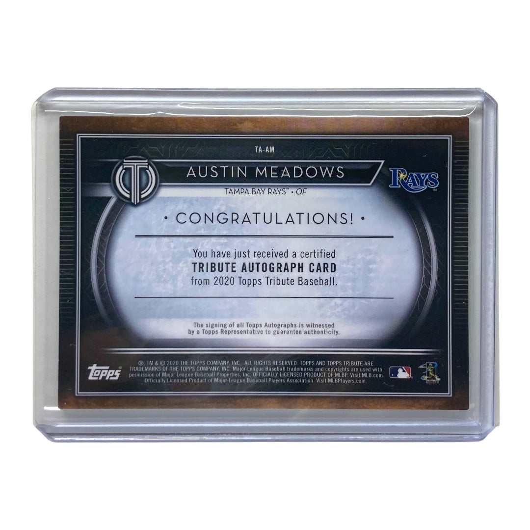 TOPPS MLBカード TRIBUTE AUSTIN MEADOWS RAYS 16/50 #TA-AM 中古 IT2