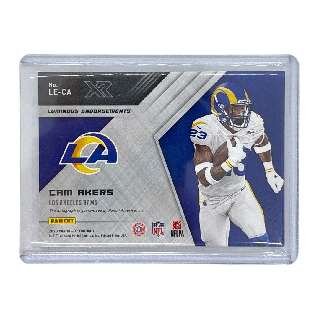 PANINI NFLカード Xr CAM AKERS LOS ANGELES RAMS 25/25 #LE-CA 中古 IT1