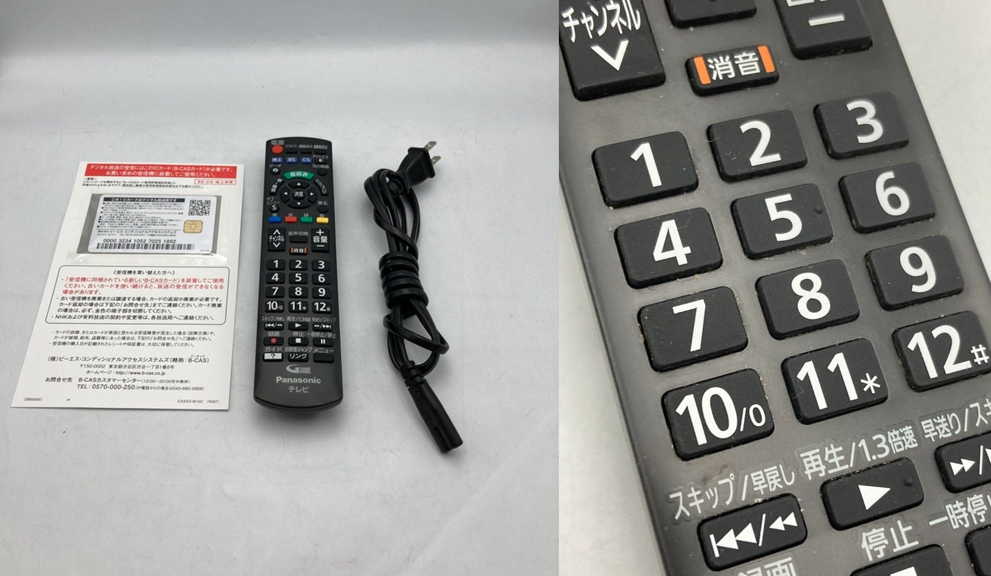パナソニック 32V型 液晶テレビ ビエラ TH-32E300 デジタルハイビジョン USB HDD録画対応 2019年製 中古 D4