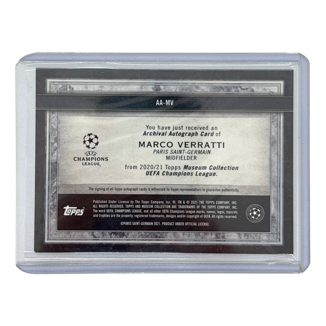 TOPPS サッカーカード MUSEUM COLLECTION MARCO VERRATTI PARIS SAINT-GERMAIN /250 #AA-MV 中古 IT1
