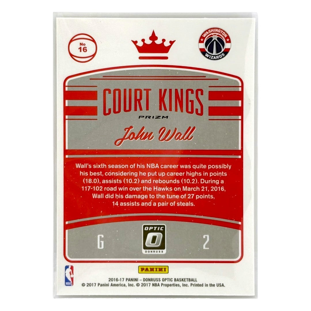 PANINI NBAカード DONRUSS OPTIC PRIZM JOHN WALL WASHINGTON WIZARDS #16 中古 IT1