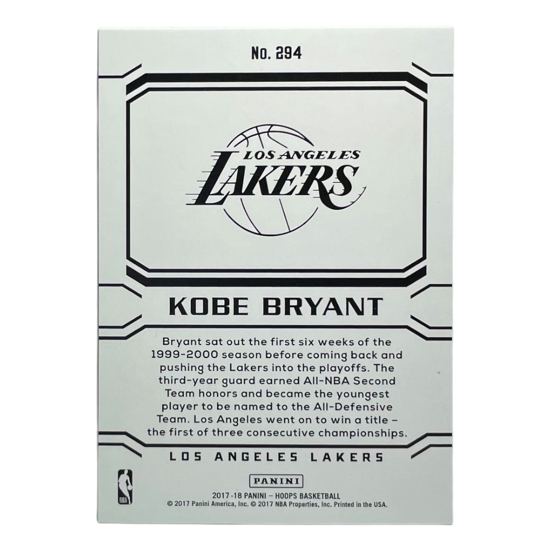 PANINI NBAカード HOOPS KOBE BRYANT LOS ANGELES LAKERS #294 中古 IT2