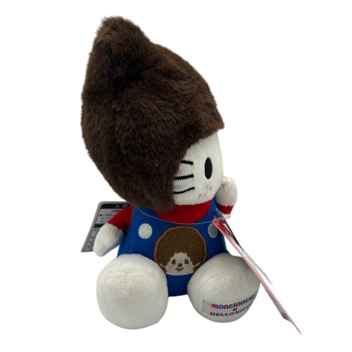 未使用品 Sekiguchi セキグチ キティ × モンチッチ ぬいぐるみ S キティ 205042 H18×W13×D11cm サンリオ Sanrio ホビーハローキティ キティちゃん 中古 W4