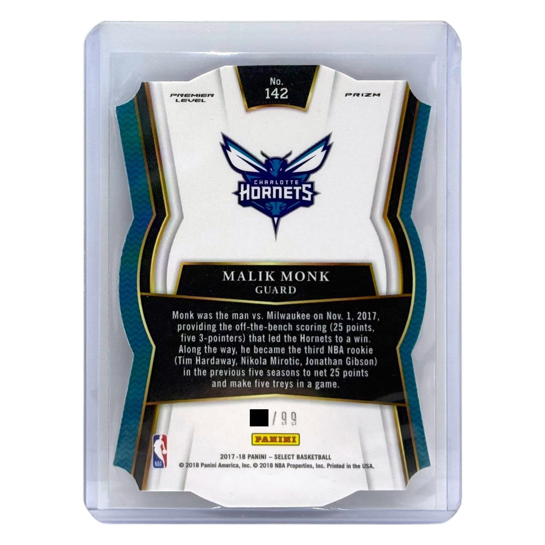 PANINI NBAカード SELECT PRIZM DIE-CUT MALIK MONK HORNETS /99 #142 中古 IT1