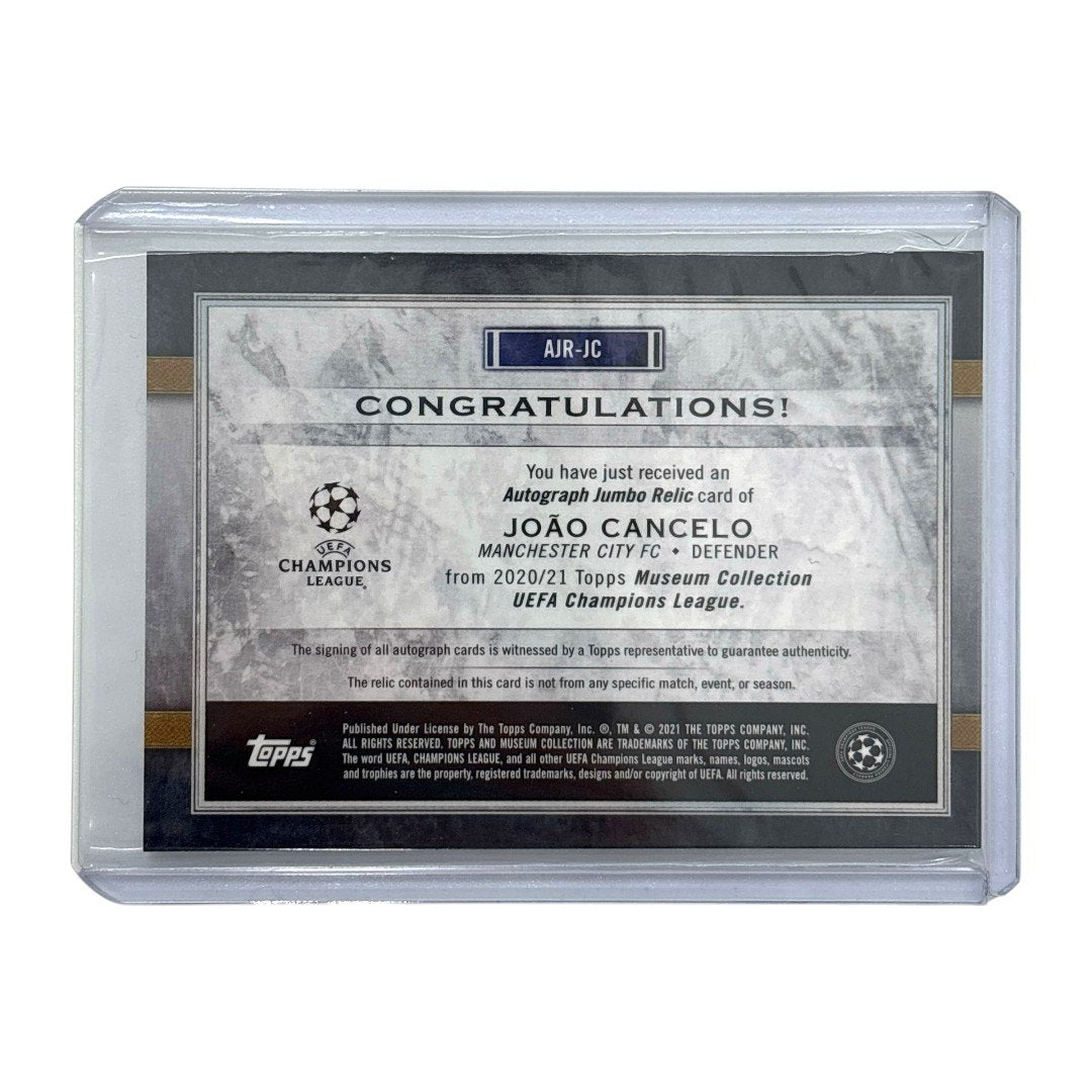 TOPPS サッカーカード MUSEUM COLLECTION JOAO CANCELO MANCHESTER CITY /50 #AJR-JC 中古 IT1