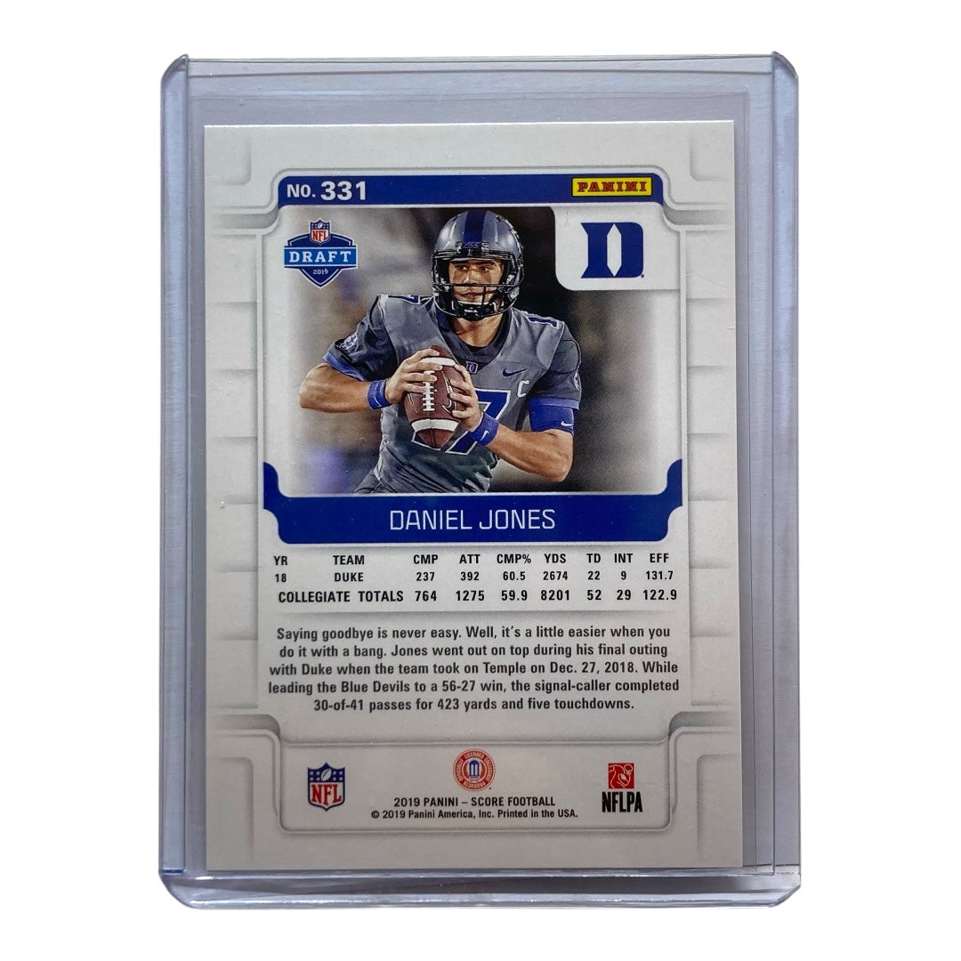 PANINI NFLカード SCORE DANIEL JONES DUKE UNIVERSITY 21/30 #331 中古 IT2