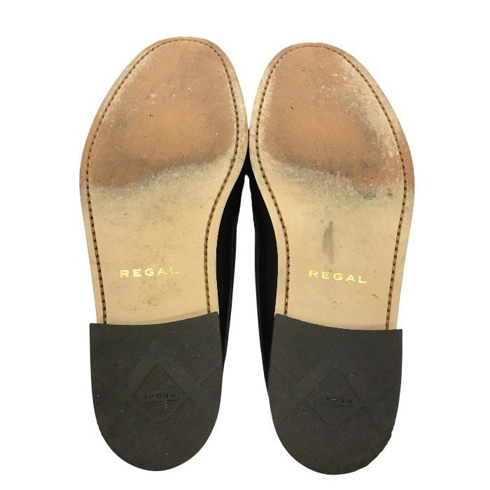 REGAL リーガル 靴 メンズ オールシーズン ローファー ダークブラウン 24cm 中古 M1