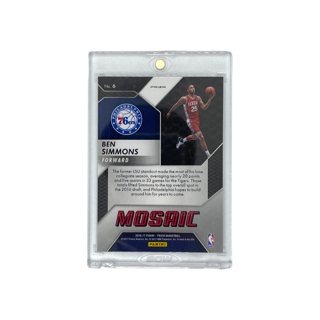 PANINI NBAカード PRIZM MOSAIC BEN SIMMONS #6 中古 IT1