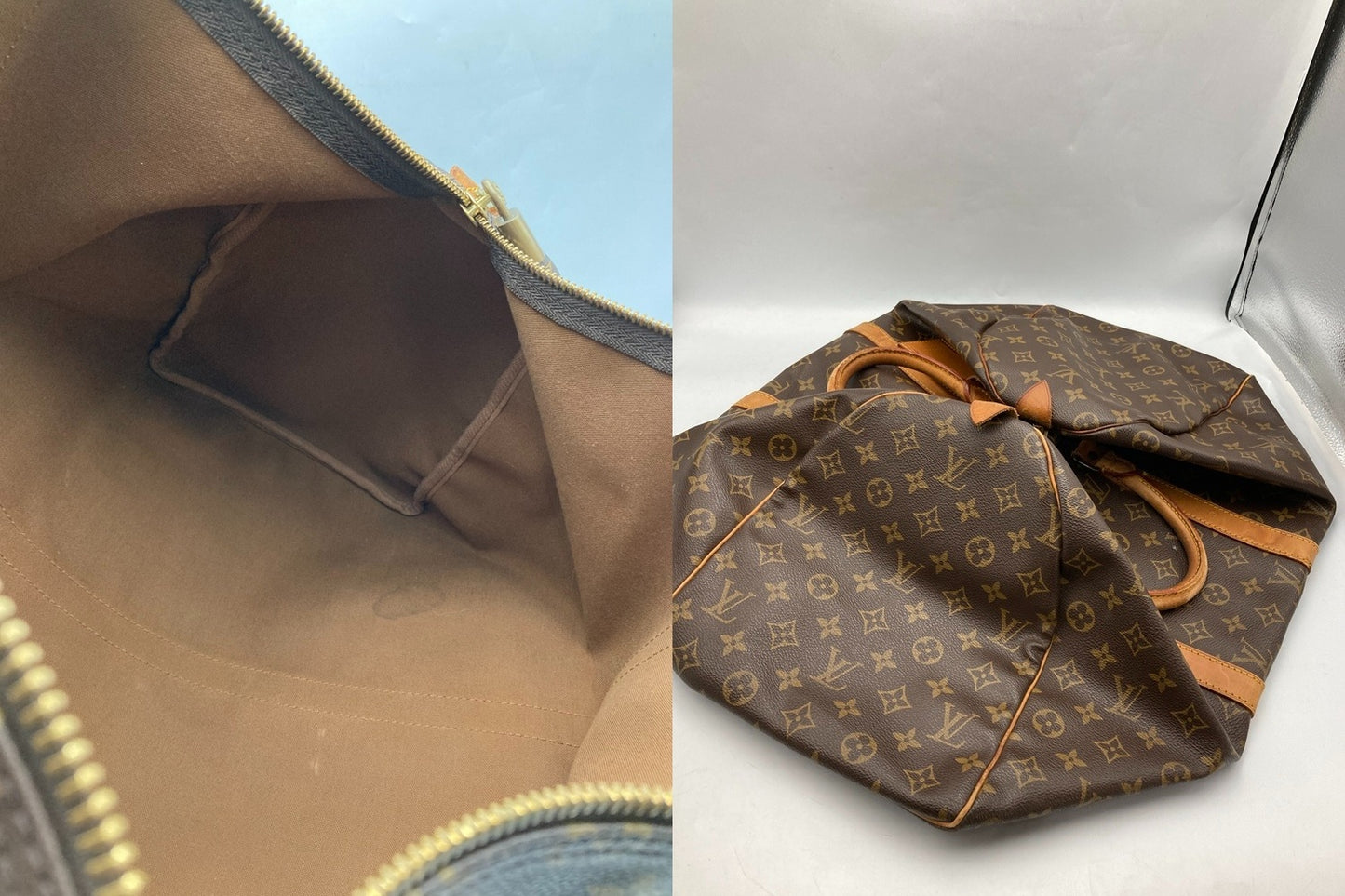 LOUIS VUITTON ルイヴィトン モノグラム キーポル 50 ボストンバッグ M41426 中古 D4