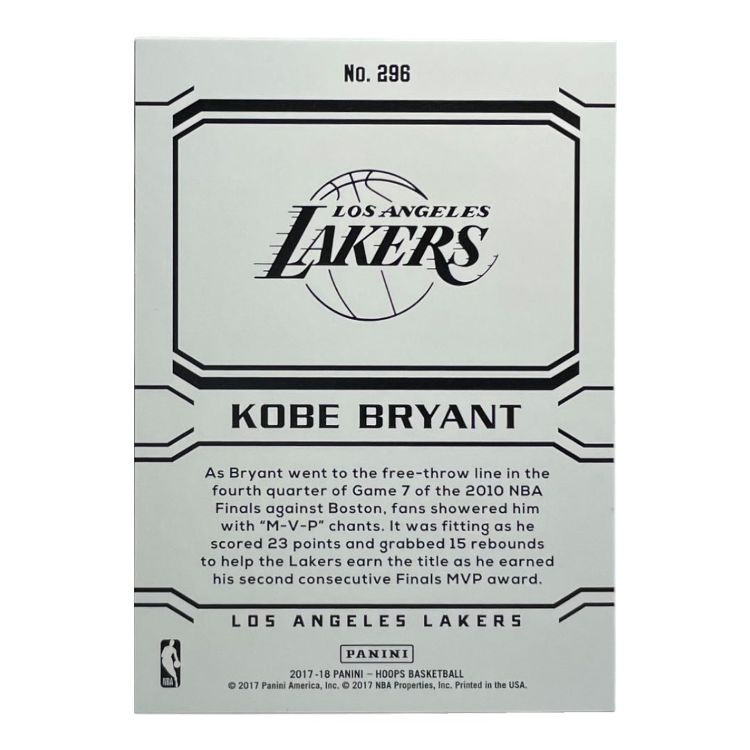 PANINI NBAカード HOOPS KOBE BRYANT LOS ANGELES LAKERS #296 中古 IT2
