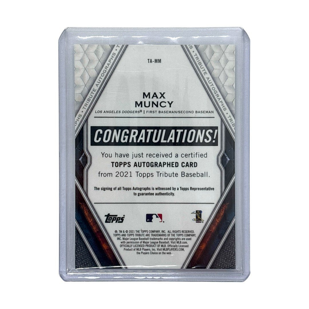 TOPPS MLBカード TRIBUTE MAX MUNCY LOS ANGELES DODGERS 83/99 #TA-MM 中古 IT1