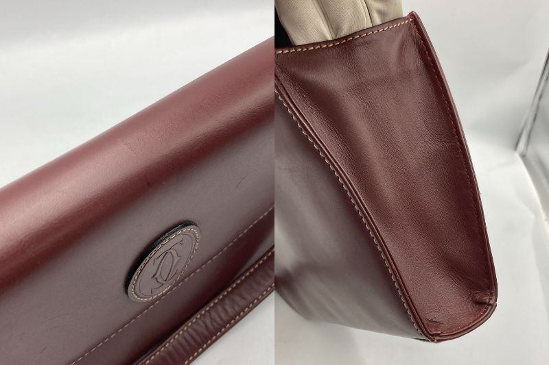Cartier カルティエ マストライン 2WAY ショルダーバッグ クラッチバッグ 中古 D4