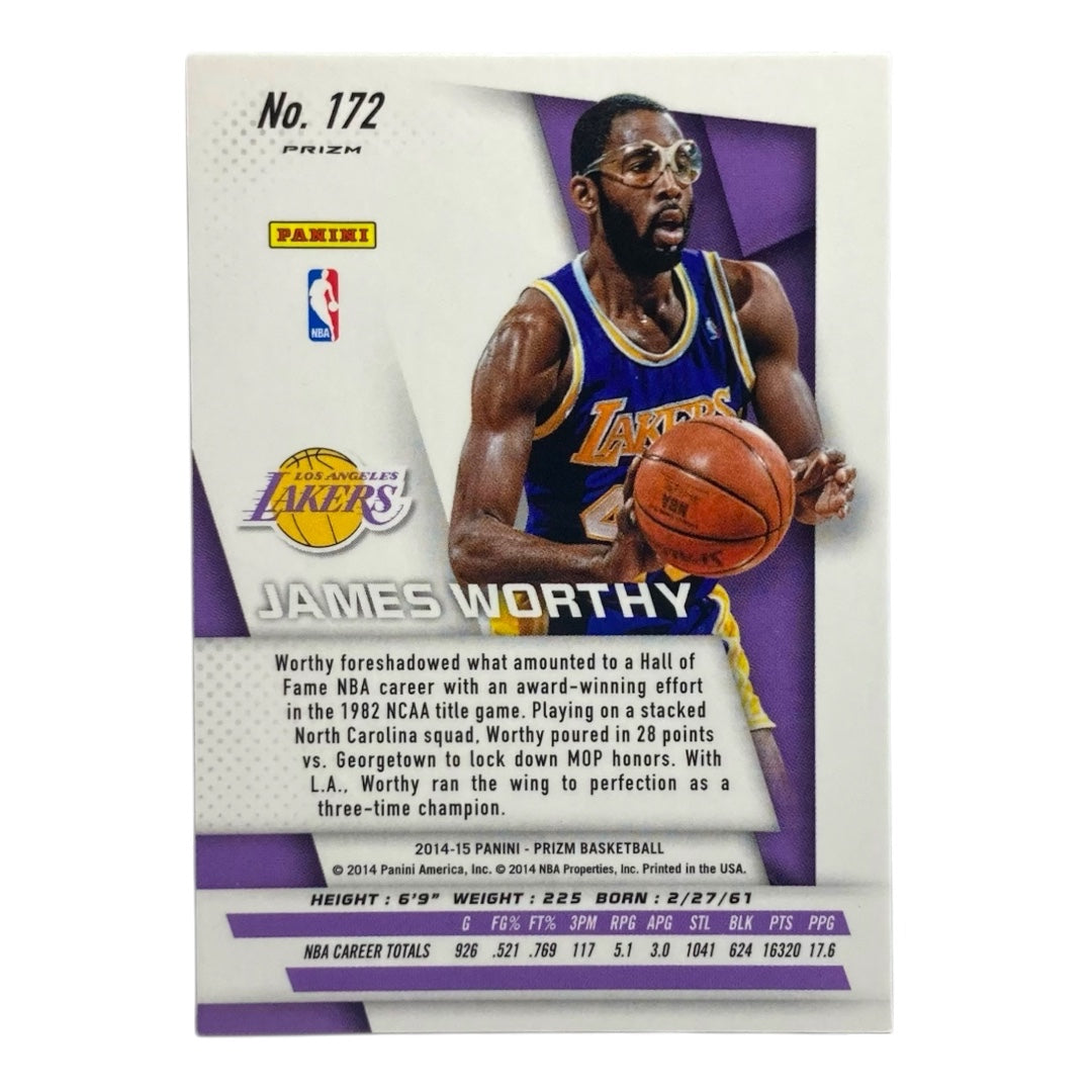 PANINI NBAカード PRIZM JAMES WORTHY LOS ANGELES LAKERS #172 中古 IT2