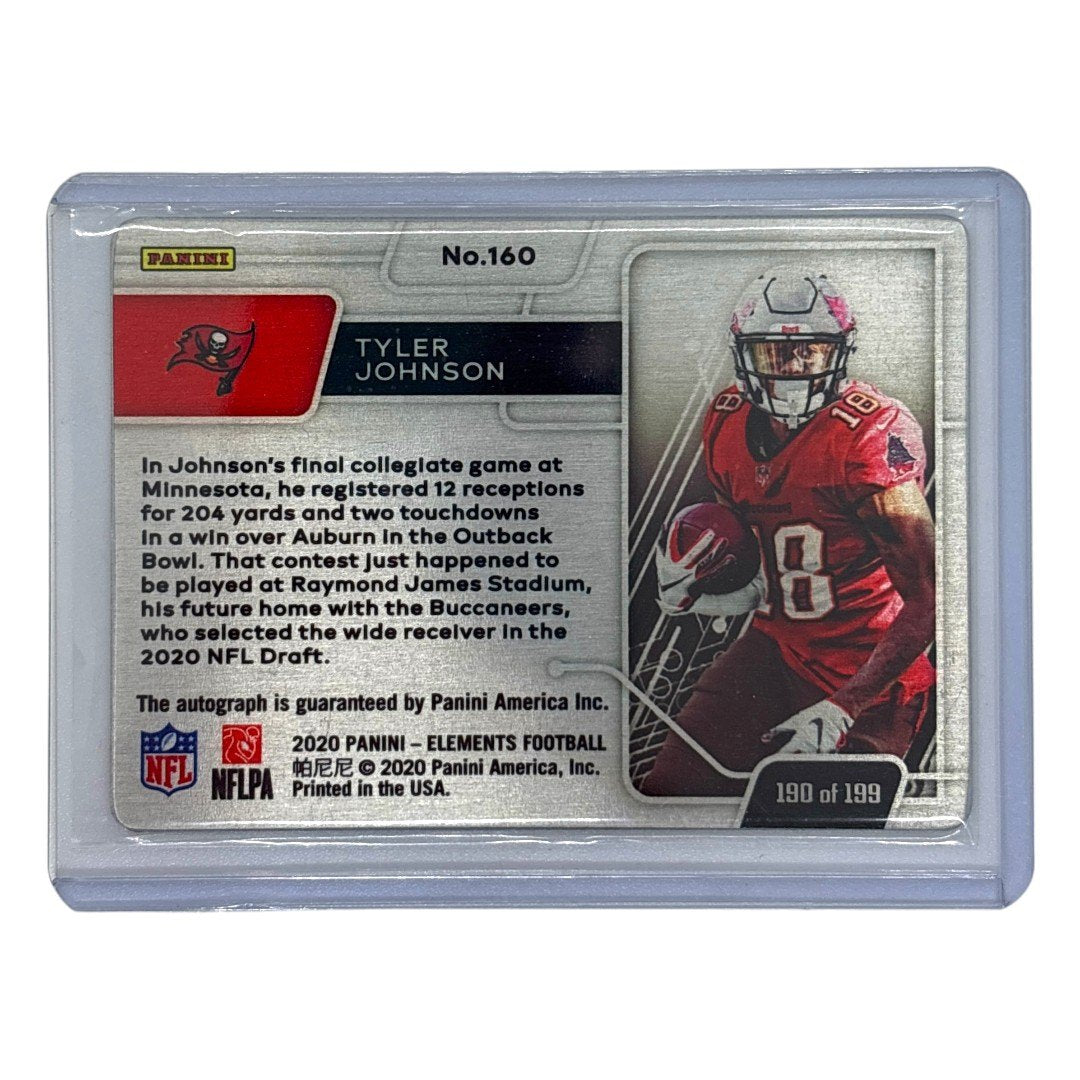 PANINI NFLカード ELEMENTS TYLER JOHNSON TAMPA BAY BUCCANEERS 190 of 199 #160 中古 IT1