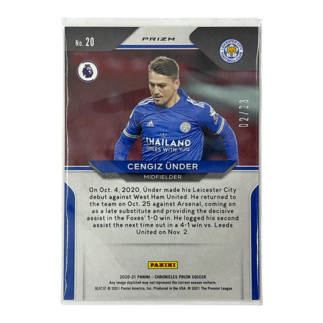 PANINI サッカーカード CHRONICLES PRIZM CENGIZ UNDER LEICESTER CITY /23 #20 中古 IT1