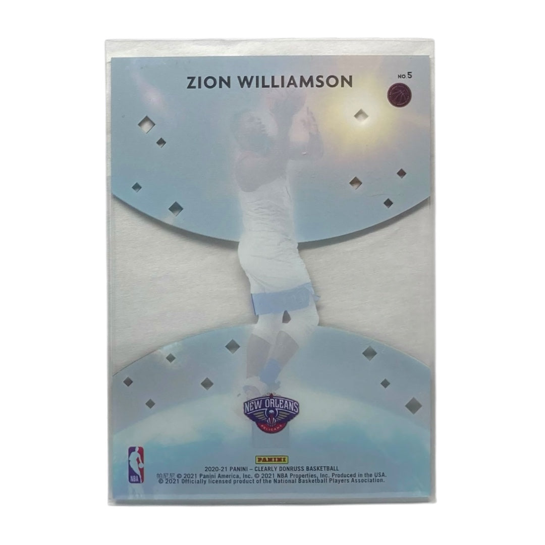 PANINI NBAカード CLEARLY DONRUSS ZION WILLIAMSON PELICANS #5 中古 IT2