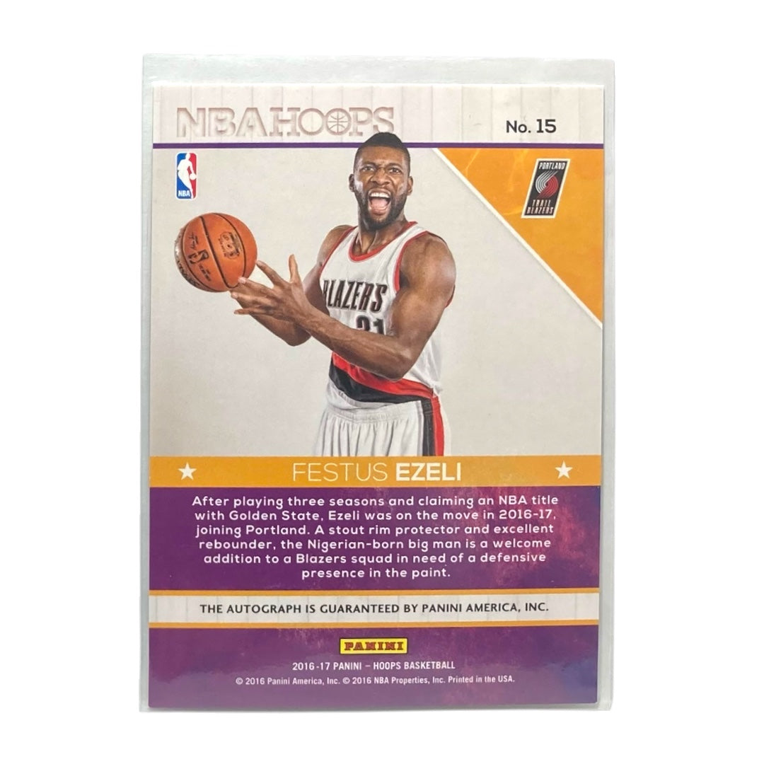 PANINI NBAカード HOOPS FESTUS EZELI TRAIL BLAZERS #15 中古 IT2