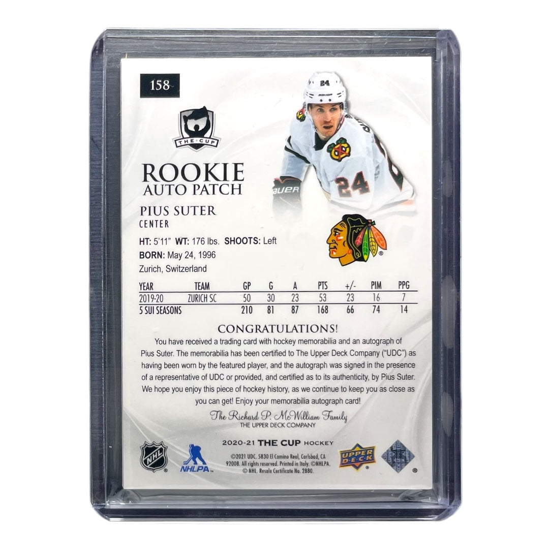 UPPER DECK NHLカード THE CUP PIUS SUTER CHICAGO BLACKHAWKS /249 #158 中古 IT2