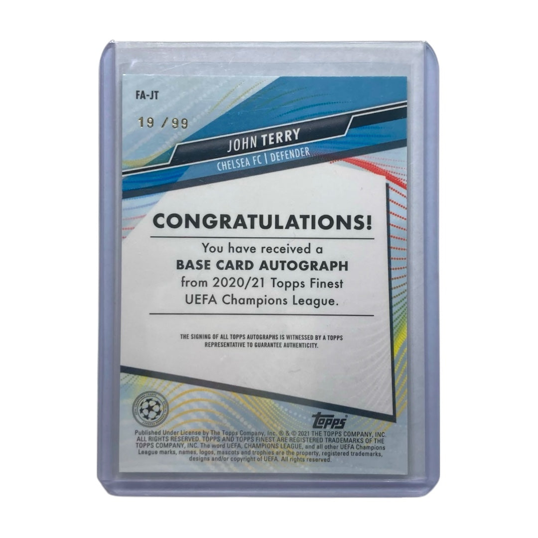 TOPPS サッカーカード FINEST JOHN TERRY CHELSEA /99 #FA-JT 中古 IT2