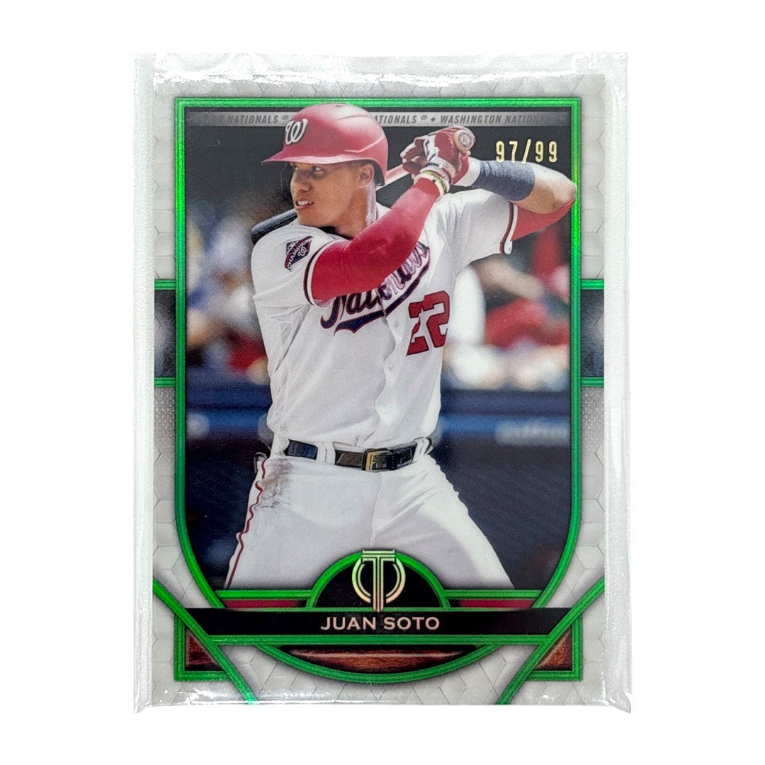 TOPPS MLBカード TRIBUTE JUAN SOTO WASHINGTON NATIONALS 97/99 #18 中古 IT1