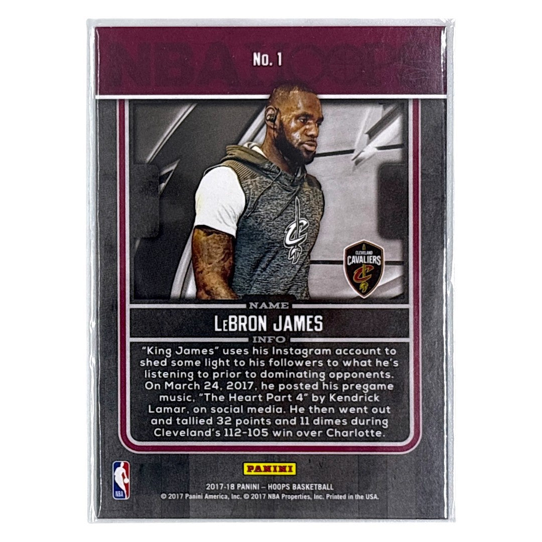 PANINI NBAカード HOOPS LEBRON JAMES CLEVELAND CAVALIERS #1 中古 IT1