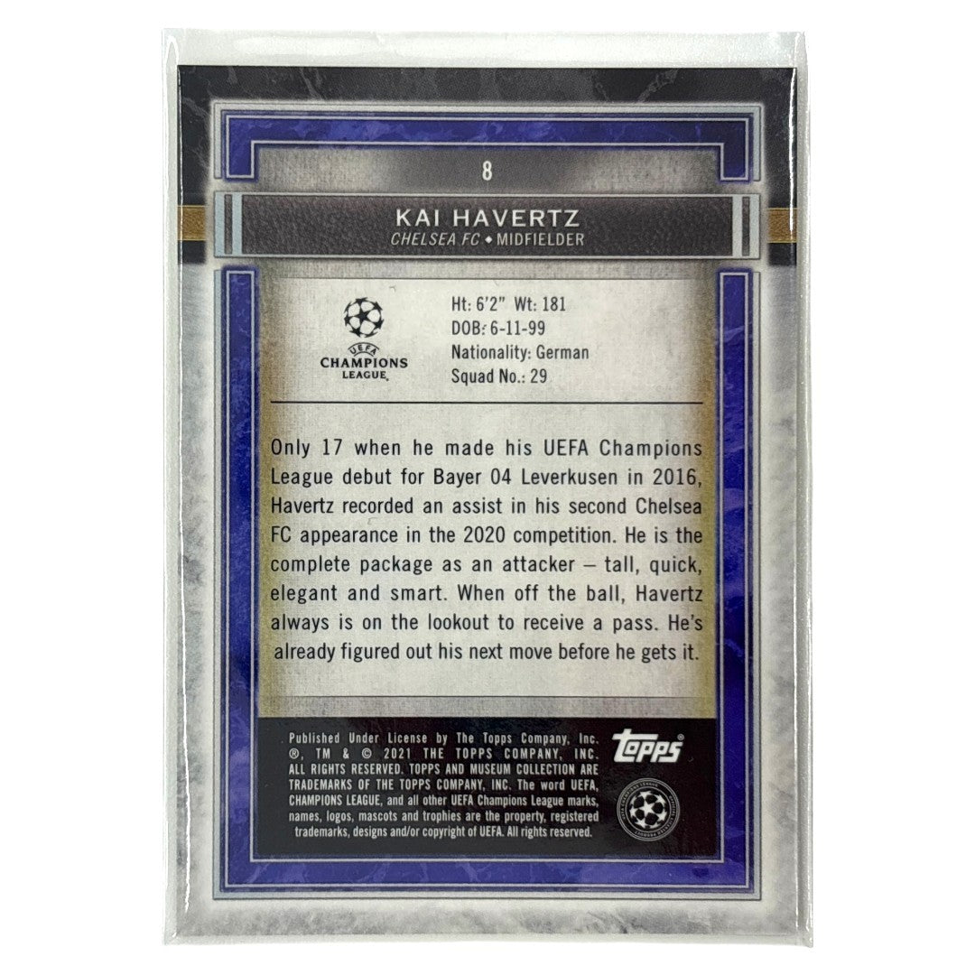 TOPPS サッカーカード MUSEUM COLLECTION KAI HAVERTZ CHELSEA 42/50 #8 中古 IT1
