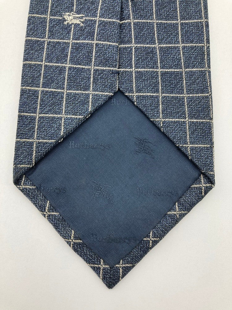 BURBERRY London バーバリー ロンドン 格子柄 ネクタイ シルク100% 中古 D4