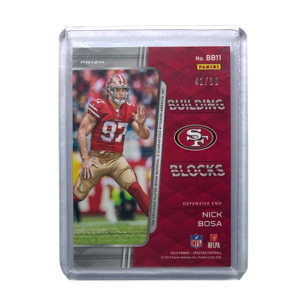 PANINI NFLカード SPECTRA PRIZM NICK BOSA 49ERS /99 #BB11 中古 IT2