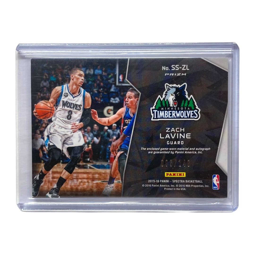 PANINI NBAカード SPECTRA PRIZM ZACH LAVINE TIMBERWOLVES 006/149 #SS-ZL 中古 IT2