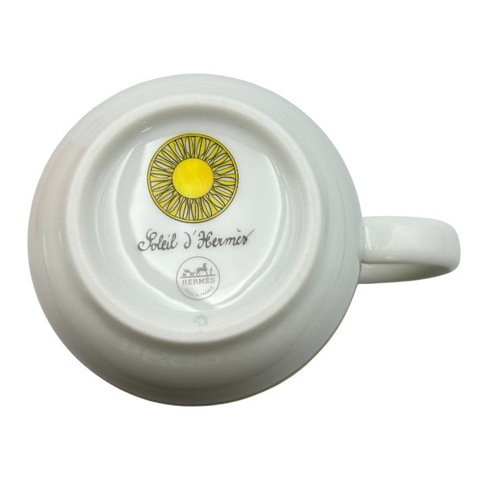 未使用品 SOLEILD’HERMES ソレイユ ドゥ エルメス マグカップ No.1 046031P ブランド 洋食器 幾何学模様 おしゃれ 中古 W4