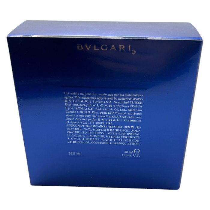 未開封品 BVLGARI ブルガリ ブルー プールオム EDT 30ml 香水 オードトワレ ブランド 男性 メンズ 中古 W4