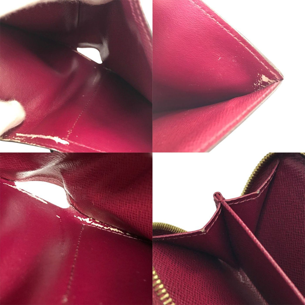 LOUIS VUITTON ルイヴィトン モノグラム ポルトフォイユ ジュリエット 財布 2つ折り ラウンドジップ ブラウン/レッド M69433 中古 T1