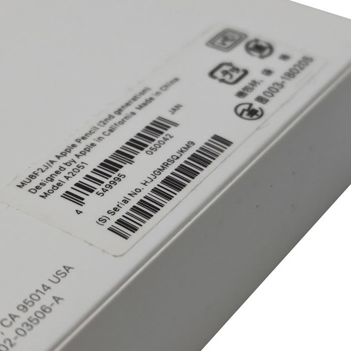 Apple Pencil アップルペンシル 第2世代 MU8FJ/A (A2051) 中古 H4