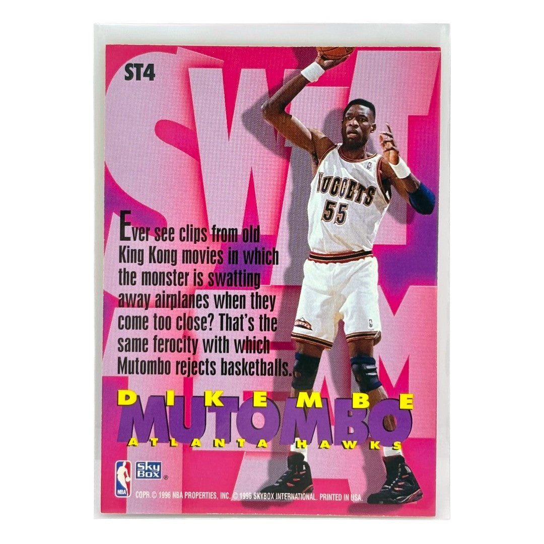 SKYBOX NBAカード Z FORCE DIKEMBE MUTOMBO ATLANTA HAWKS #ST4 中古 IT1