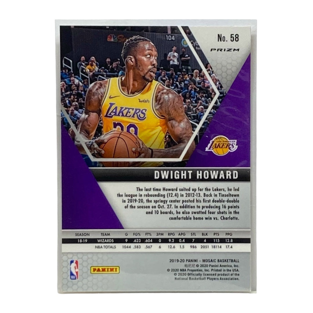 PANINI NBAカード MOSAIC PRIZM DWIGHT HOWARD LAKERS #58 中古 IT2