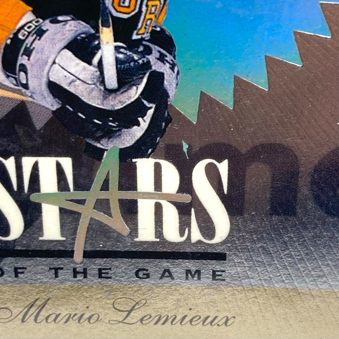 DONRUSS NHLカード LEAF LIMITED MARIO LEMIEUX PENGUINS 3373/5000 #1 中古 IT2