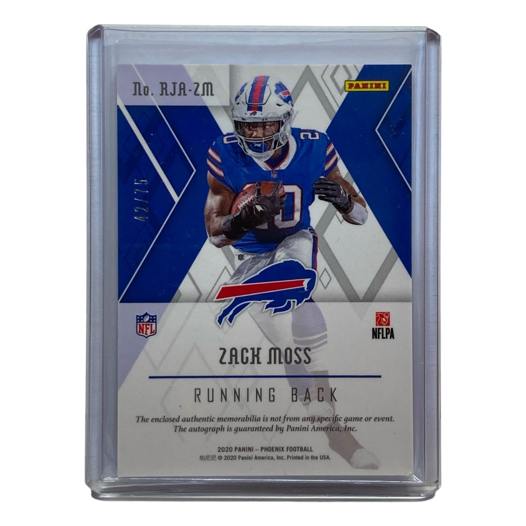 PANINI NFLカード PHOENIX ZACK MOSS BILLS 42/75 #RJA-ZM 中古 IT2