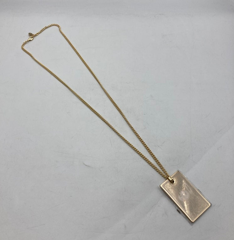 A BATHING APE ア ベイシングエイプ プレート ネックレス 中古 D4