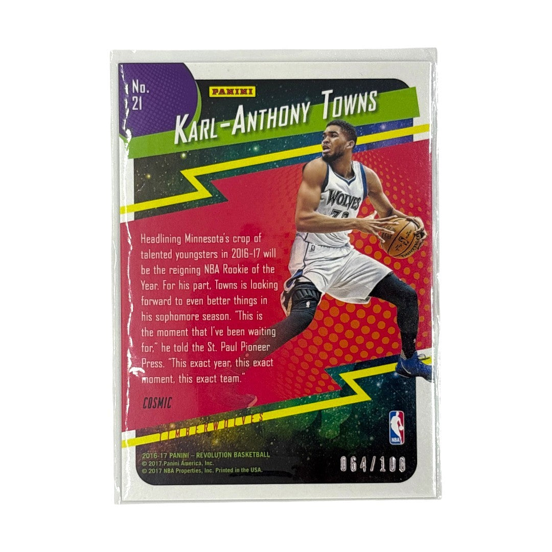 PANINI NBAカード REVOLUTION KARL-ANTHONY TOWNS TIMBERWOLVES 064/100 #21 中古 IT1