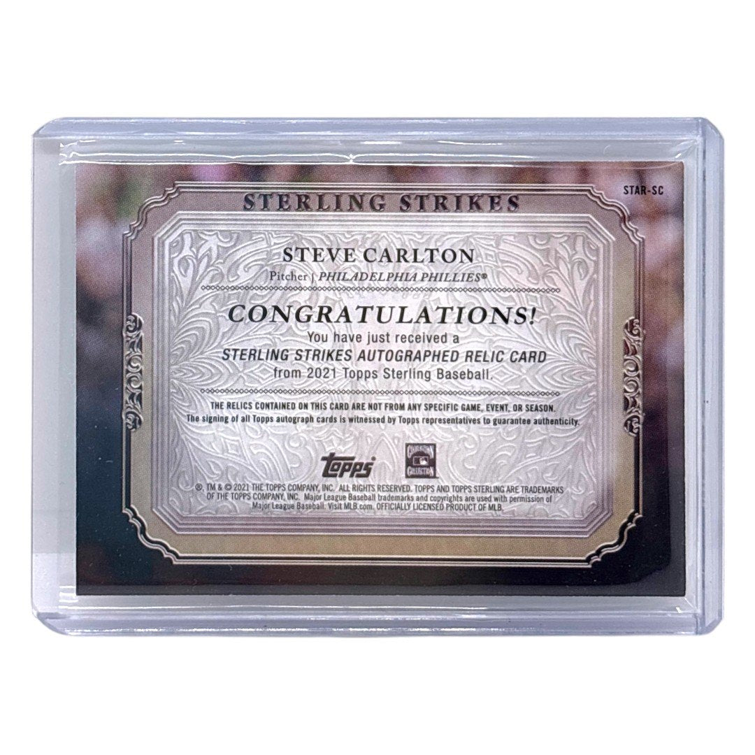 TOPPS MLBカード STERLING STEVE CARLTON PHILADELPHIA PHILLIES /25 #STAR-SC 中古 IT1