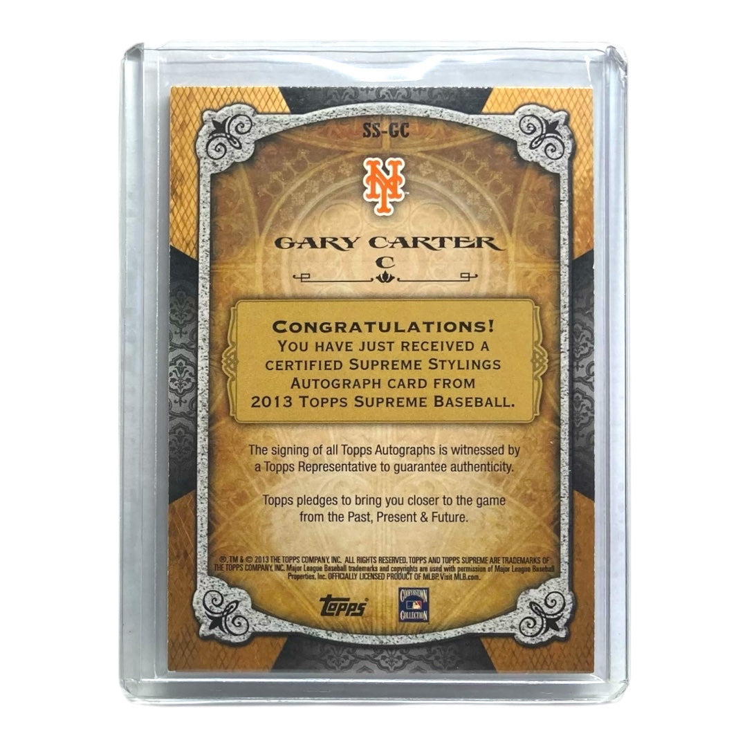 TOPPS MLBカード SUPREME GARY CARTER METS /15 #SS-GC 中古 IT2