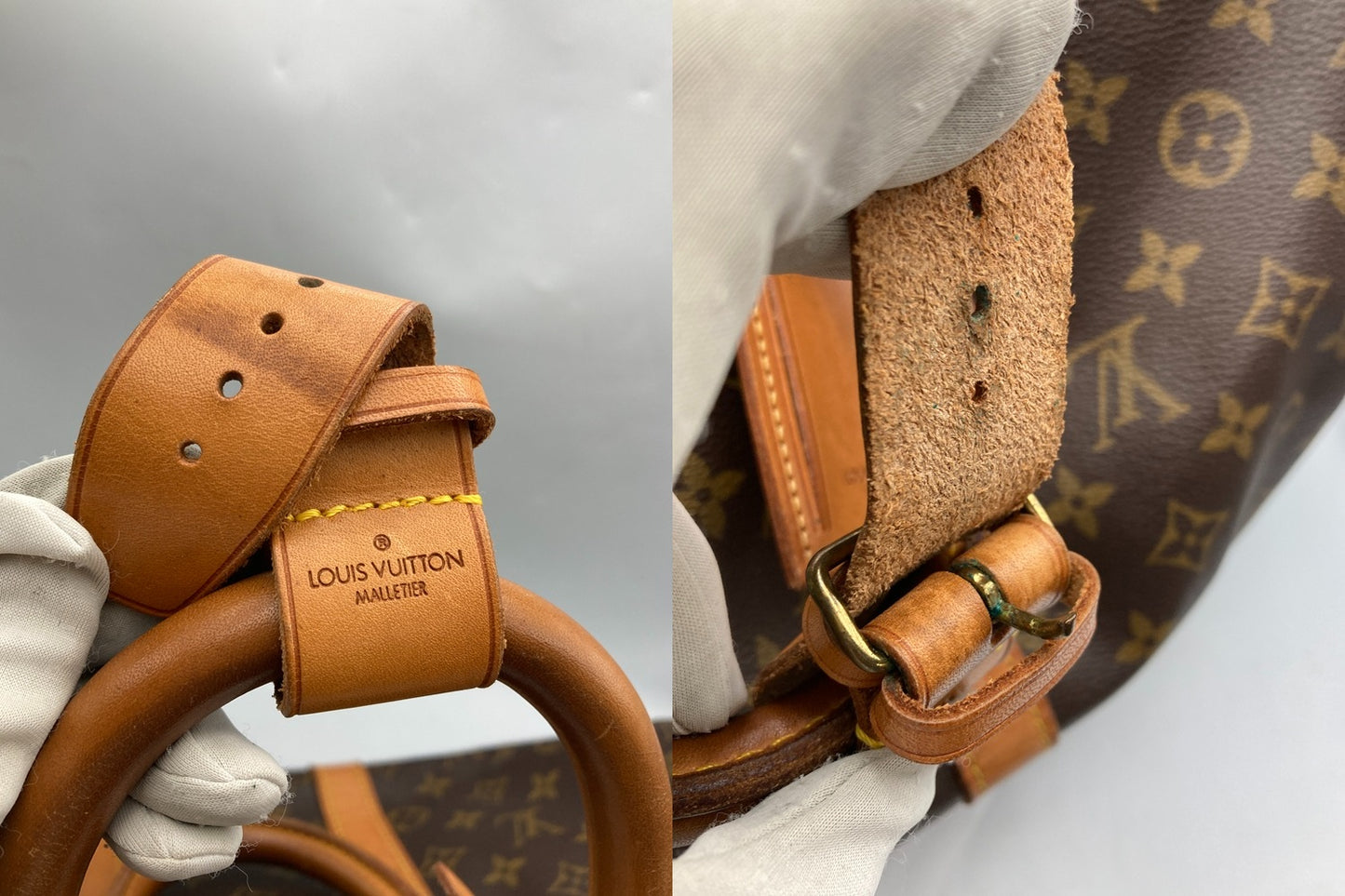 LOUIS VUITTON ルイヴィトン マルティエ刻印 モノグラム キーポル 45 ボストンバッグ M41428 中古 D4