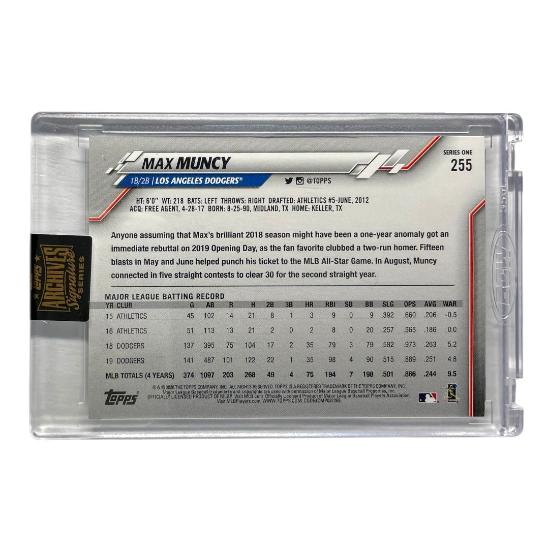 未開封品 TOPPS MLBカード SERIES ONE MAX MUNCY LOS ANGELES DODGERS /70 #255 中古 IT2