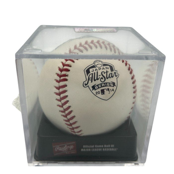 未使用品 Rawlings ローリングス 日米野球2014 公式試合球 キューブ入り ROMLBJAS14-R 野球 ボール スポーツ 中古 W4